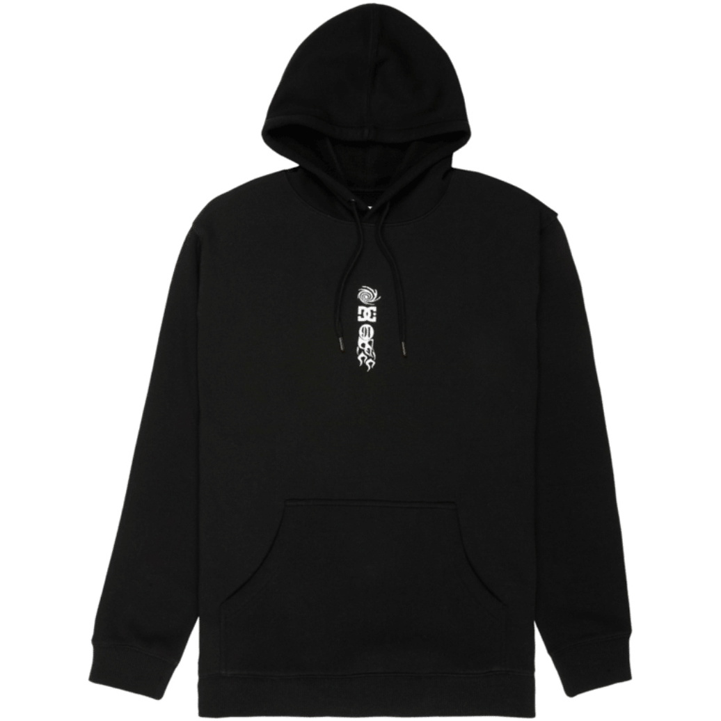 2026 DC Shoes Mens Blurry Bubble Hoodie EDYSF03278 - Black